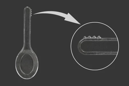 Plastična PE providna kašičica 9,1cm- 24 kom-2