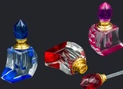 Kristalna bočica za parfem od 5 ml sa kristalnim poklopcem i iglom u 3 boje Kristalna bočica za parfem od 5 ml sa kristalnim poklopcem i iglom u 3 boje
