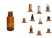 Staklena bočica 20mL za etarska ulja u braon boji, sa grlom PP18 Staklena bočica 20mL za etarska ulja u braon boji, sa grlom PP18