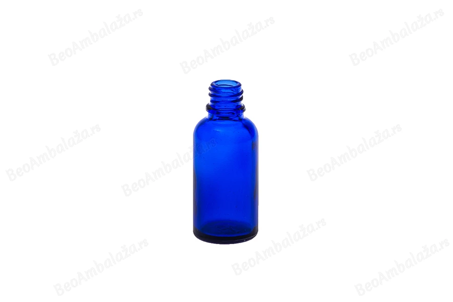 Staklena plava bočica 30mL za ulje-dimenzije_slike