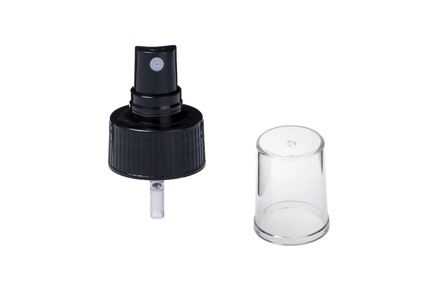 Plastični crni raspršivač PP31,5 za ulja sa providnim zatvaračem-
