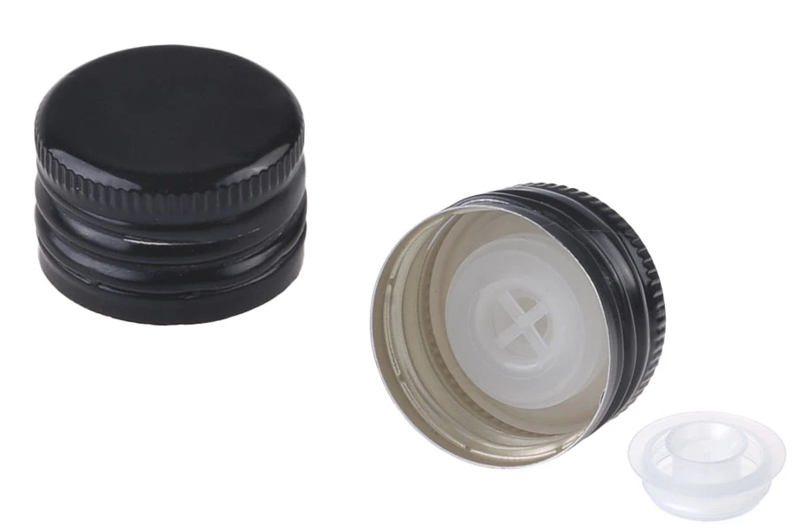 Navojni aluminijumski zatvarač sa regulatorom toka PP 28 i varijantom da se zašrafe Navojni aluminijumski zatvarač sa regulatorom toka PP 28 i varijantom da se zašrafe-grupa_slika