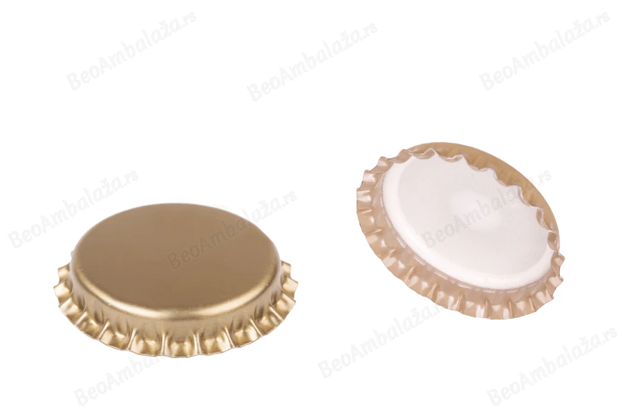 Crown zatvarač za pivo zlatne boje 29 mm – pakovanje od 200 komada-slika_proizvoda
