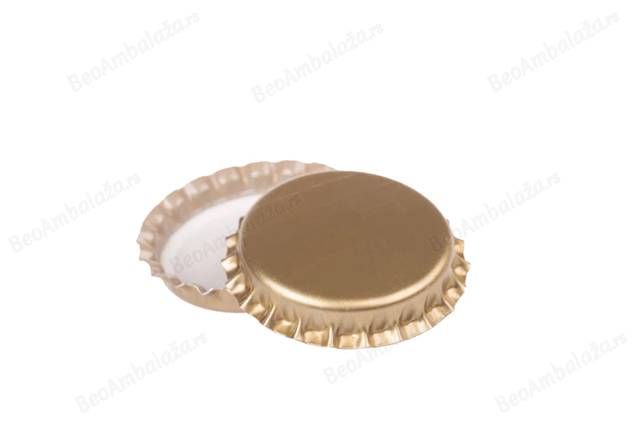Crown zatvarač za pivo zlatne boje 29 mm – pakovanje od 200 komada-