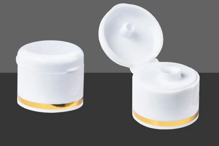 Beli plastični flip top poklopac 24/410-1