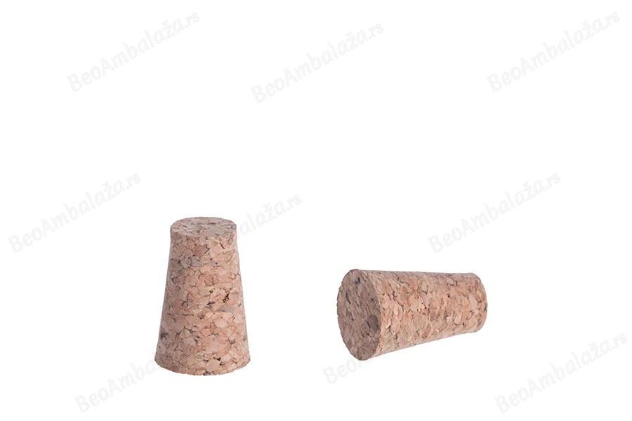 Konusni čep od prirodne plute  28x19/13 mm - za prečnik 16 mm-slika_proizvoda