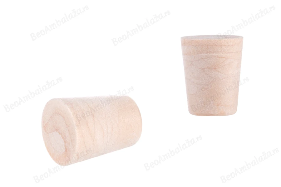 Konusni čep od silikonske plute 25,8x20,6/15,8 mm - za prečnik 18 mm-slika_proizvoda