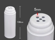 Plastični beli čep sa poklopcem sa malim otvorima od 5mm