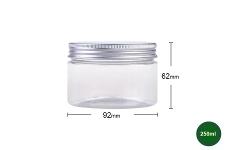 Providna PET kutija 250mL sa srebrnim aluminijumskim zatvaračem sa zaptivkom - 6 kom-2