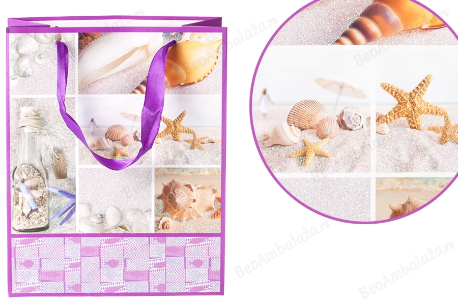 Plastificirana poklon kesa 210x100x260mm sa plastificiranom ručkom - 12 kom-dimenzije_slike