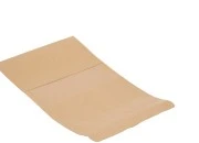 Kraft DoyPack 160x40x235mm kesice sa zipom , prozorom i  i ovalnim dnom- 100kom-