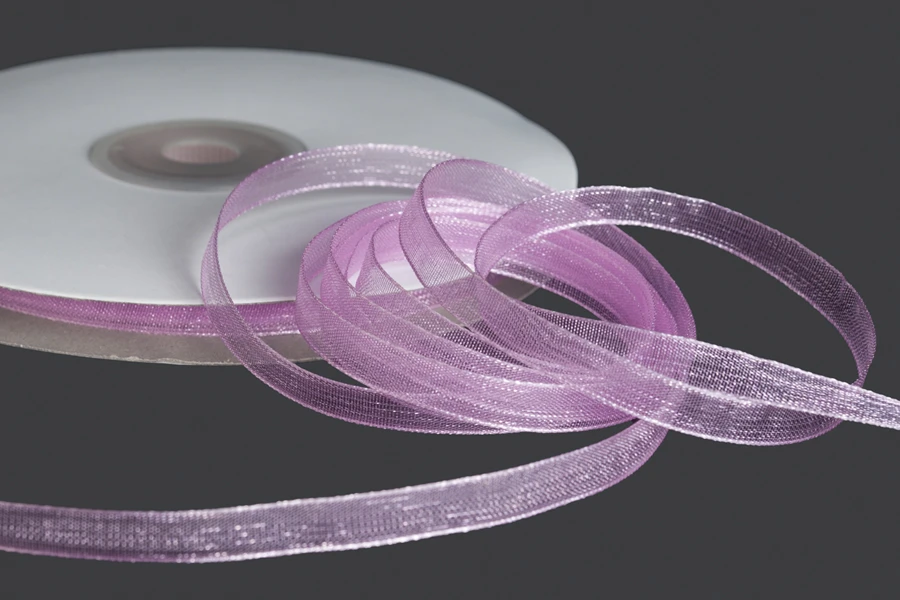Organza traka od 6mm, u raznim bojama - jedan navoj je od 50m