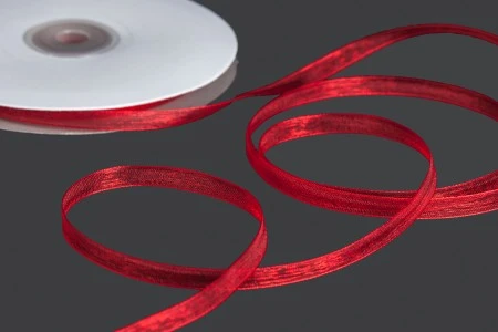 Organza traka od 6mm, u raznim bojama - jedan navoj je od 50m-4