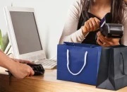 Papirna poklon kesa 220x95x180mm sa pamučnim ručkama, u dve boje - 20 kom-grupa_slika