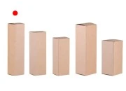 Kartonska kraft kutija 38x38x160mm - 20 kom Kartonska kraft kutija 38x38x160mm - 20 kom