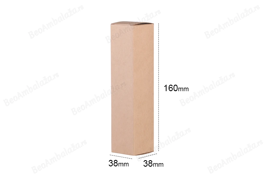 Kartonska kraft kutija 38x38x160mm - 20 kom-dimenzije_slike