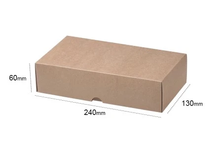 Kutija od kraft papira 240x130x60mm bez prozora -12kom-9