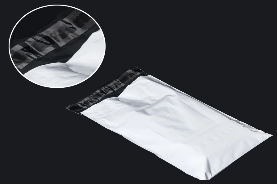 Plastična bela PE kesa 170x300mm sa samolepljivim zatvaranjem, za slanje poštom - 100 kom-slika_proizvoda