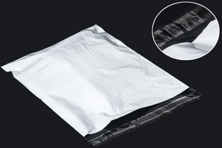 Plastična bela PE kesa 250x350mm (za A4 format) sa samolepljivim zatvaranjem, za slanje poštom - 100 kom-1