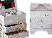 Kutija za nakit sa ogledalom i fiokama, motiv Ajfelov toranj-slika_proizvoda