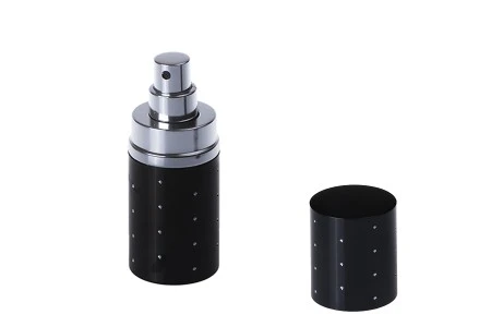 Staklena bočica 30mL sa sprejom u aluminijumskoj futroli u više boja, sa štrasom-7