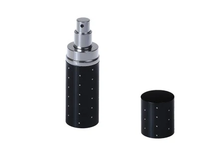 Staklena bočica 50mL sa sprejom u aluminijumskoj futroli u više boja, sa štrasom-5