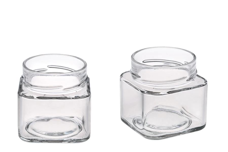 Staklena kockasta tegla 212mL (za T.O. 70 Deep zatvarač) - bez zatvarača-slika_proizvoda