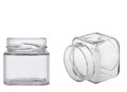 Staklena kockasta tegla 212mL (za T.O. 70 Deep zatvarač) - bez zatvarača-dimenzije_slike