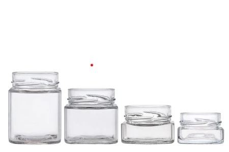 Staklena kockasta tegla 212mL (za T.O. 70 Deep zatvarač) - bez zatvarača-5