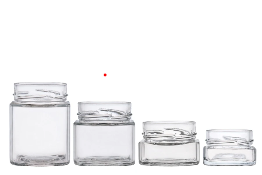 Staklena kockasta tegla 212mL (za T.O. 70 Deep zatvarač) - bez zatvarača-grupa_slika