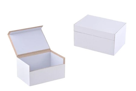 Višenamenska bela drvena kutija 75x50x40mm - 12 kom-1