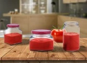 Trouglasta tegla za sos ili med 370mL - bez zatvarača Trouglasta tegla za sos ili med 370mL - bez zatvarača
