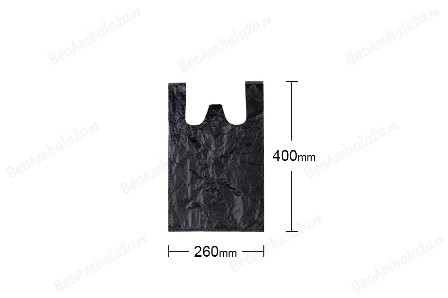 Plastična crna kesa 26x40cm - 100 kom-