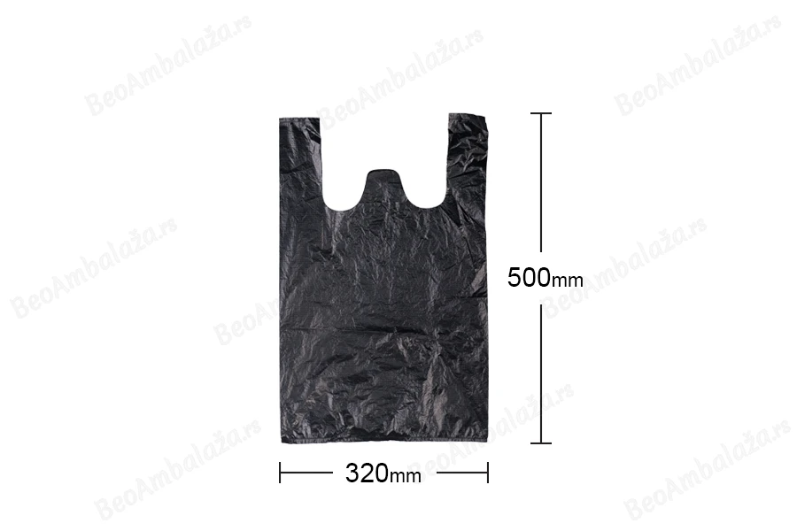 Plastična crna kesa 32x50cm - 100 kom-