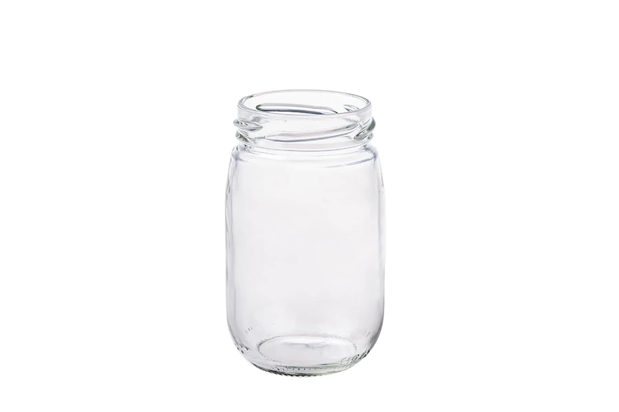 Staklena zaobljena tegla 190mL - bez zatvarača Staklena zaobljena tegla 190mL - bez zatvarača