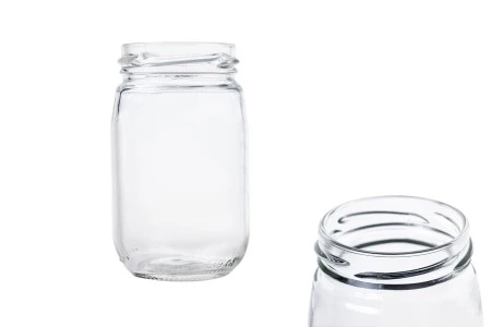 Staklena zaobljena tegla 190mL - bez zatvarača-3