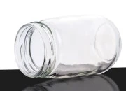 Staklena zaobljena tegla 190mL - bez zatvarača Staklena zaobljena tegla 190mL - bez zatvarača