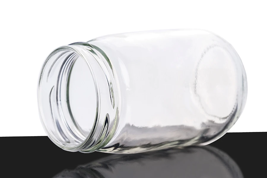 Staklena zaobljena tegla 190mL - bez zatvarača Staklena zaobljena tegla 190mL - bez zatvarača