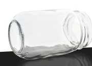 Staklena zaobljena tegla 190mL - bez zatvarača Staklena zaobljena tegla 190mL - bez zatvarača