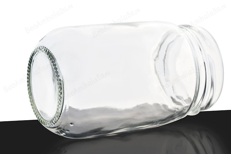 Staklena zaobljena tegla 190mL - bez zatvarača-grupa_slika