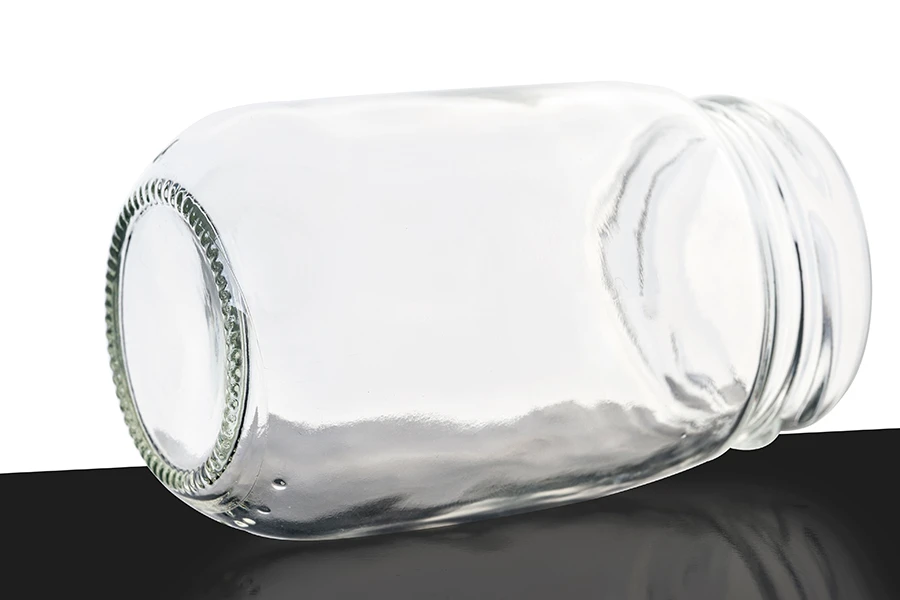 Staklena zaobljena tegla 190mL - bez zatvarača Staklena zaobljena tegla 190mL - bez zatvarača