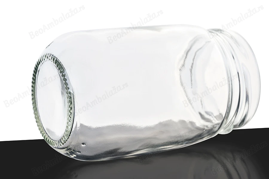 Staklena zaobljena tegla 190mL - bez zatvarača-grupa_slika