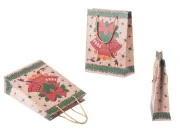 Božićna kesa sa ručkom od kanapa 150x60x200mm, u 4 dizajna - 20 kom-grupa_slika