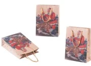 Božićna kesa sa ručkom od kanapa 150x60x200mm, u 4 dizajna - 20 kom-grupa_slika