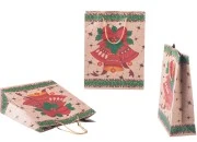 Božićna kesa sa ručkom od kanapa 190x80x240mm, u 4 dizajna - 20 kom-grupa_slika