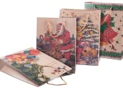 Božićna kesa sa ručkom od kanapa 240x80x330mm, u 4 dizajna - 20 kom-slika_proizvoda