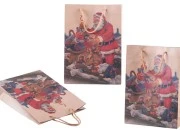 Božićna kesa sa ručkom od kanapa 240x80x330mm, u 4 dizajna - 20 kom-grupa_slika