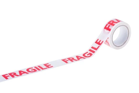Lepljiva traka Fragile (lomljivo) širine 48mm - 1 komad 75m - 6 kom-1