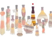 Staklena bočica 380mL sa semenkama, za dekoraciju kuhinje-