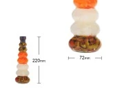 Staklena bočica 270mL sa povrćem, za dekoraciju kuhinje-